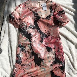 Kate spade Regal Plumes Jacquard dress